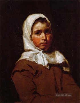 Junge Bäuerin Porträt Diego Velázquez Ölgemälde